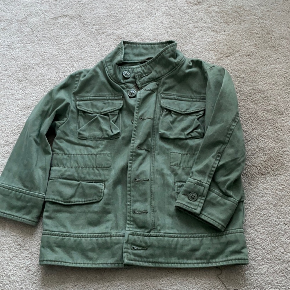 Army green Baby Gap 3T fall jacket